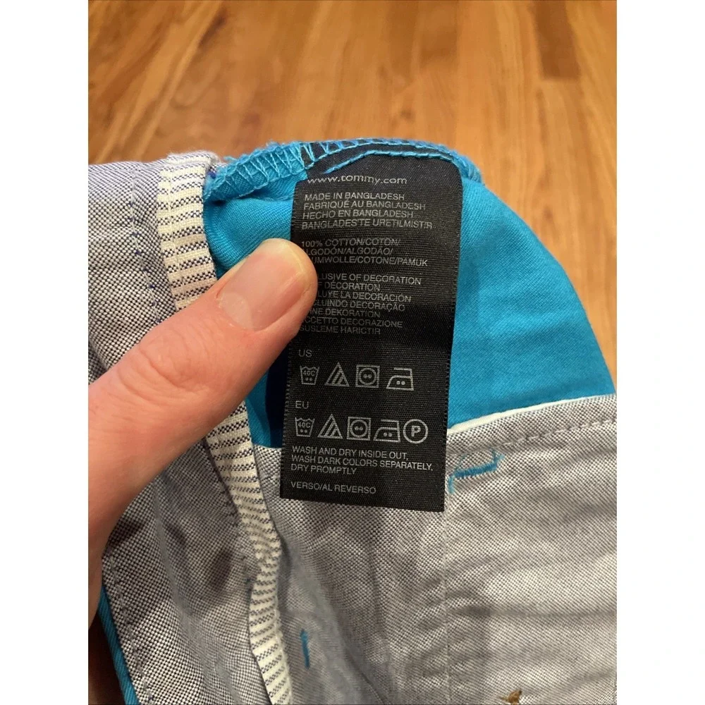 New With Tags Tommy Hilfiger Classic Fit Short Turquoise Size 40 10